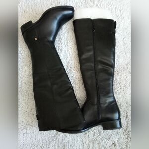 Women's Black Over-the-Knee Zip Riding Boots (7M)